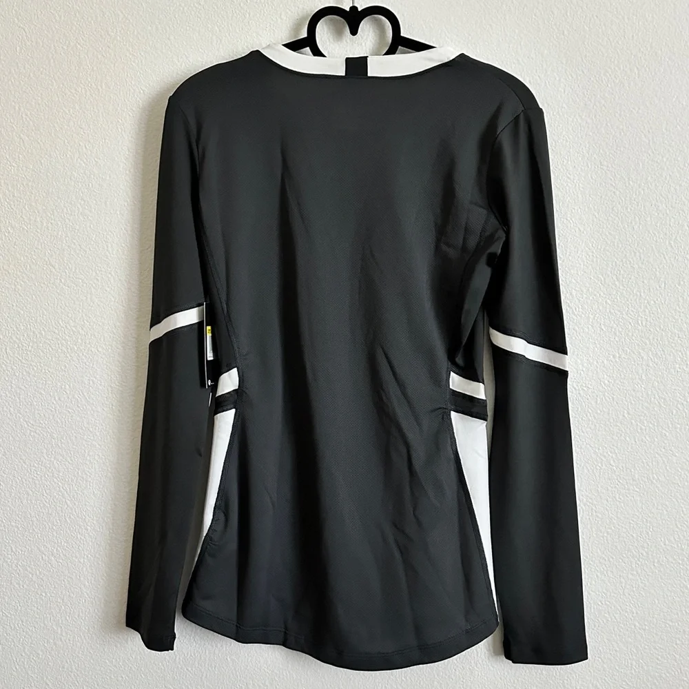 Nike Gray White Long Sleeve Athletic Volleyball Jersey Top Size Various
